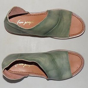 Free People Mont Blanc Leather made in Spain EU 37 US 6-6.5